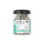 teeth-a-bit Multi-Protection Wild Peppermint Tooth Bits, SLS Free Plant Based Toothpaste Tablets (60 Count)