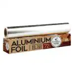 The Honest Home Company Aluminium Foil Food Wrap Premium Quality for Food Packing Cooking Baking - 72 M