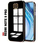 AELVOUX Redmi Note 9 Pro Back Cover (Black)