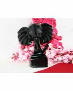 Beckon Venture - Black Handicrafted Vastu Black Elephant Showpiece For Home Decor