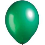 Hippity Hop Rubber Green Metallic Shiny Finish Balloons For Birthday (Pack Of 25 Pcs)