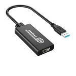 Microware USB 3.0 to HDMI Adapter for PC, Monitors, Laptops