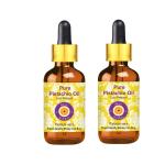 Deve Herbes Pure Pistachio Oil (Pistacia vera) with Glass Dropper Natural Therapeutic Grade Cold Pressed (Pack of Two) 100ml X 2