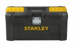 Stanley Durable Plastic Essential Tool Box with Metal Latch