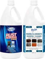 Ozxiee Rust Remover 1L & Marble Shampoo 1L Combo