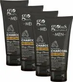 Globus Naturals Anti Pollution And Anti Acne Charcoal Peel Off Mask, For Men (Pack Of 4, 100 G)