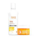VLCC Honey Moisturiser - 100 ml & Vitamin C Night Cream - 50g Combo