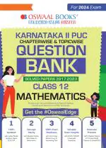 Oswaal Karnataka 2nd PUC Question Bank Class 12 Mathematics, Chapterwise & Topicwise Previous Solved Papers (2017-2023) for Board Exams 2024_oswaal books