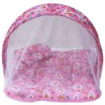 Amardeep And Co Pink Toddler Mattress With Mosquito Net 70 x 4 x 40 cm