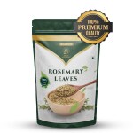 Green Beverages Rosemary Leaves For Hair Growth 150G, Dried Fresh 100% Natural Dried Rosemary Leaves For Hair Growth Rosemary For Food, Hair Growth, Herbal Tea Top Grade Leaves | Rosemary Leaves