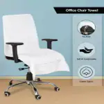 TERRY RETAIL Cotton Chair Towel (Pack of 1, White)