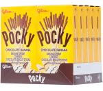 Pocky Biscuit Stick Chocolate Banana Flavor Lovely , 70 G Pack of 4