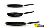Prestlee Premium Nonstick Tawa & Frypan Combo (Tawa 250, 280 & Frypan 240) (2.6 MM) - PFOA Free Surface