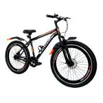 Ralley Gold JAGUAR 2.0 Bicycle 26T with Front Suspension, Dual Disc Brakes, Triple Wall Alloy Rims (Black/Orange)