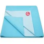 Tidy Sleep Baby Blue Ultra Absorbent Medium Baby Dry Sheet & Bed Protector (70 cm x 100 cm)