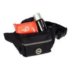 VIAGGI Unisex waist bag- Black