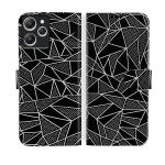 Knotyy Redmi 12 Black Faux Leather Back Cover Flip Cover (Dual Protection, Pack of: 1)