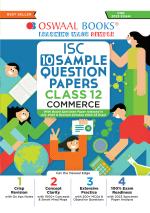 Oswaal ISC Sample Question Papers Class 12 Commerce for 2023 Board Exam (based on the latest CISCE/ICSE Specimen Paper)