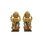 Handicrafted God Wooden Statue Pair Kinhal Toys for Decoration