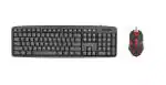 iVoomi Hero Wired Keyboard and Robot wired Optical Mouse (Black)