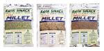 Kwik Snack Combo Pack of 3 - Finger , Little & Foxtail Millets Unpolished Pouch ( 400 GM Each)