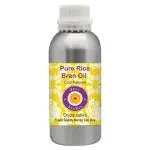 Deve Herbes Pure Rice Bran Oil (Oryza sativa) Natural Therapeutic Grade Cold Pressed 630ml