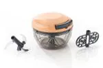 HENNY Peach Plastic 2 in 1 Vegetable Chopper 500 ml