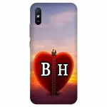Voleano back cover for Redmi 9i, B, Love, H, letter, B, H alphabet, B, H word, B, H name, cases cover