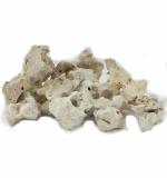 Vayinato Aquarium Fish Tank Natural Decorative White Sansibar Stone