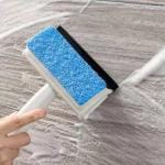 Saintslave 2 in 1 Multifunctional Double-Sided Glass Sponge Cleaning Brush Wiper Mirror Glass Tile Cleaning Brush Bathroom