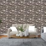 Kayra Decor Diamond 3D PVC Wall Panels - Nexa Gray Color Diamond Design - (Pack of 20)