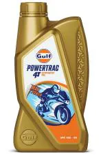 GULF POWERTRAC 4T SAE 10W-30 Premium 2 Wheeler Bike Engine Oil [900 mL]