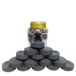Ayodhya-Bhakti Charcoal Tablets For Burning Dhoop Loban Gugule (Pack Of 50)