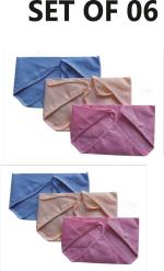Diptych Enterprises Multicolor Cotton Reusable And Washable Baby Langot (Pack Of 6)