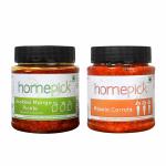 Homepick Avakaya Mango Pickle & Masala Carrot Pickle| Gajar Achar Combo - 250 Grams Each