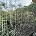 SR Trends Anti Bird Net/Garden net/Pigeon Net/10x25 ft 12 Ply White Color with Sample Installation kit