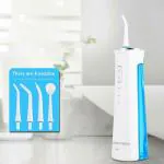 RoboTouch Professional Cordless Oral Flosser | 150 ml Large Water Tank | 3 Modes | IPX7 Waterproof