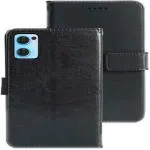 Slugabed Flip Case for Oppo Reno7 5G,Oppo Reno 7 5G | Inside TPU with Card Pockets | Magnetic Closing | Flip Cover (Black)