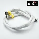 K.A.S Chrome Plated PVC Regular Water Connection Tube Insert Brass Clamps 24 I Strong and Durable I Resistant to wear and tear