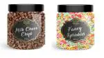 Denali Foods Milk Choco Chips 150g & Rainbow Sprinkles 200g | Cakes, Cookies, Ice Cream, Desserts topping|350g