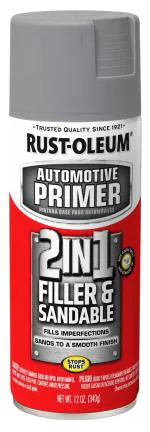 Rust-Oleum AUTOMOTIVE 260510 2 in 1 Filler and Sandable Primer Sandable Primer, 340 grams
