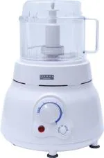 OQUA Dough Kneader, Vegetable Chopper, Citrus Juicer 400 W Food Processor (White)