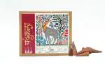 CHANDRAKALA Rose Luxury Dhoop Cone - Pack of 60 Units