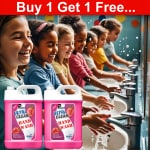 PISHARNATH Hand Wash Liquid pink 10Liter Oat Milk Fragrance | Moisturizing Hand Wash | Natural, Non-Toxic, Herbal