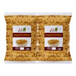 90's MILL Bhavnagar Classic Makhania Farsan | Makhania Gathiya Gathia Farsaan Namkeen Snack | Healthy Namken farshan namkeen Savoury Snack Chai Coffee Tea Party Namkin Snack-900g*2Pack