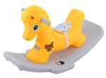 Clever Fox Yellow Plastic Horse Musical Toy Rockers for Kids (1 to 3 Year)
