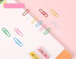 PERDAY Paper Clip Gem Clip Paper U Clip Gem Clips for Office & School 30 mm Pack of 100