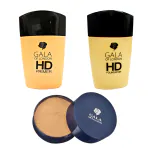 Gala of London HD Primer+ HD Foundation + Pearl Face Powder Combo 1 Multi Pack of 3