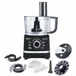 INALSA Food Processor/ Atta Kneader/ Chopper Easy Prep- 800 Watts (Black)