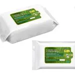 Adaamya - 100 Pcs Disposable Banana Leaf / Plate / Dish Cleaning Wet Wipe for Party, wedding, Picnic